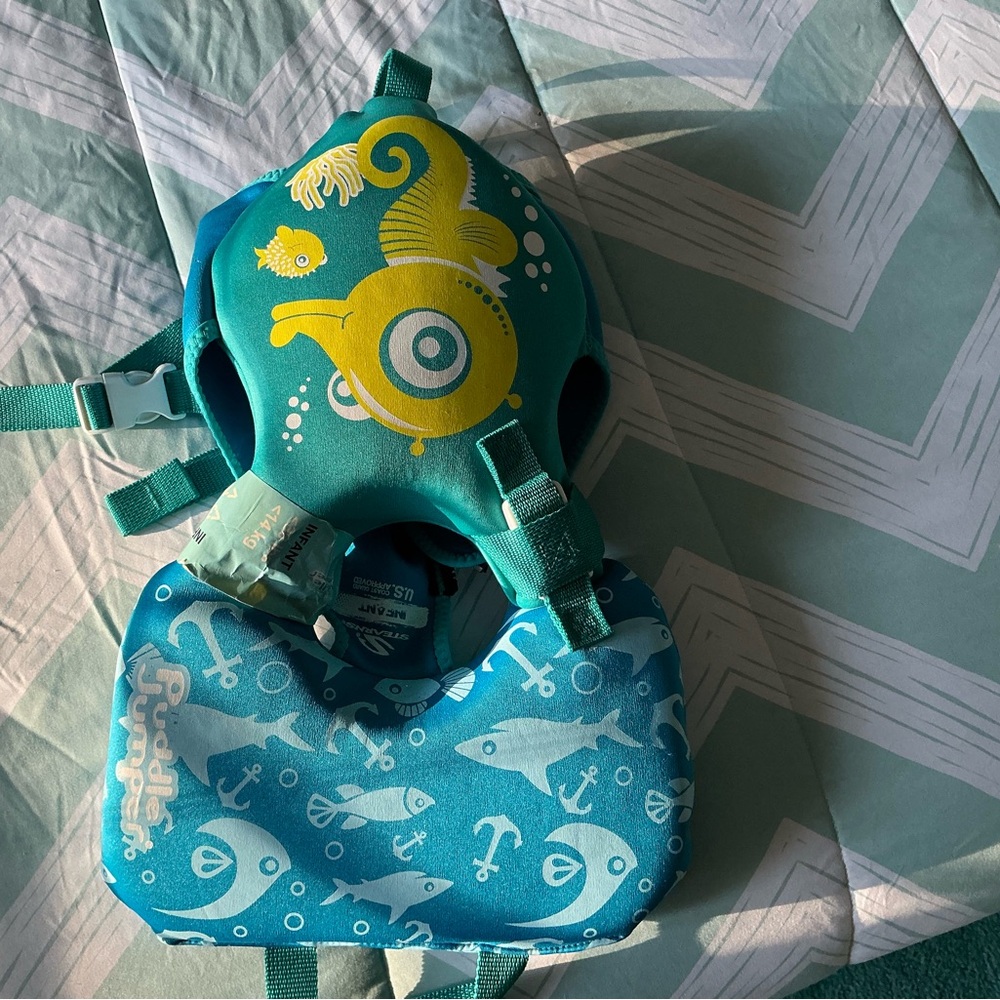 Kids' Blue and Yellow Swim Vest